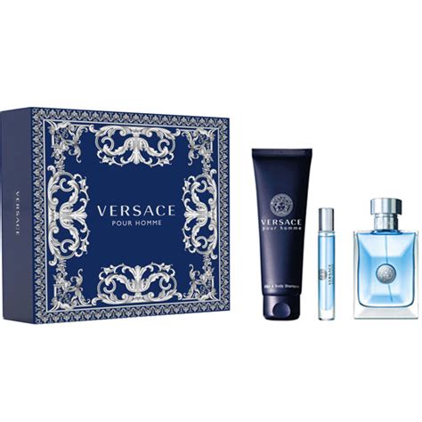 versace hair and body shampoo|Versace perfume and bag.